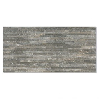 Veggflis <strong>Alcaria</strong>  Mørk Grå Matt Relieff 30x61 cm